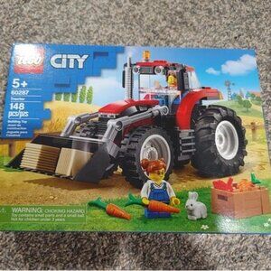 LEGO City Great Vehicles Tractor 60287 Building Toy Set (148 Pieces)